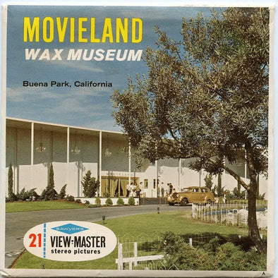 Movieland Wax Museum - View-Master 3 Reel Packet - 1960s views - vintage - (PKT-A234-S6A) Packet 3dstereo 