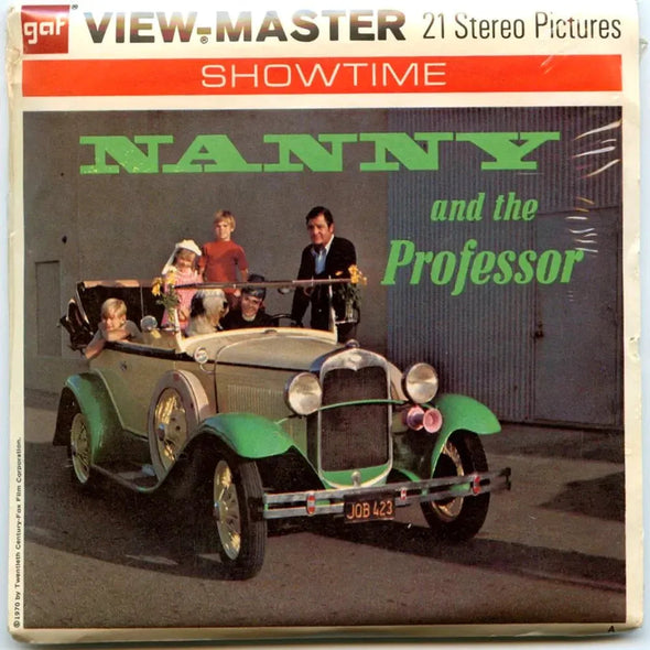 Nanny and the Professor - View-Master 3 Reel Packet - 1970s - vintage - (PKT- B573-G3m) Packet 3dstereo 