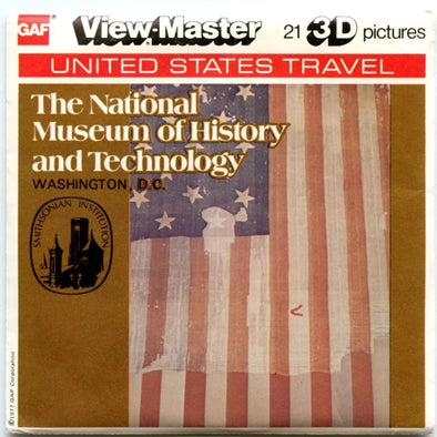 National Museum of History and Technology - View-Master 3 Reel Packet - 1970s views - vintage -  (PKT-H51-G5)