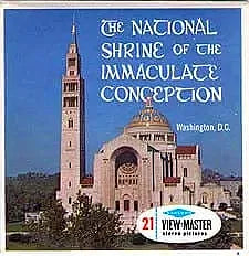 National Shrine of the Immaculate Conception - Wash D.C. - View-Master - Vintage - 3 Reel Packet - 1960s views - A795 3Dstereo 