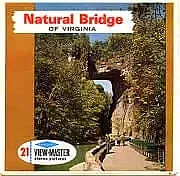 Natural Bridge of Virginia - View-Master 3 Reel Packet - 1960s views - vintage - (ECO-A828-S6A) Packet 3Dstereo 