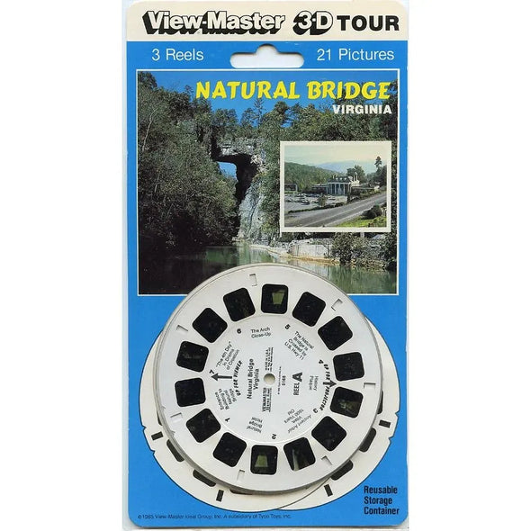 Natural Bridge - View-Master 3 Reels Set on Card - NEW - (VBP-5158) VBP 3dstereo 