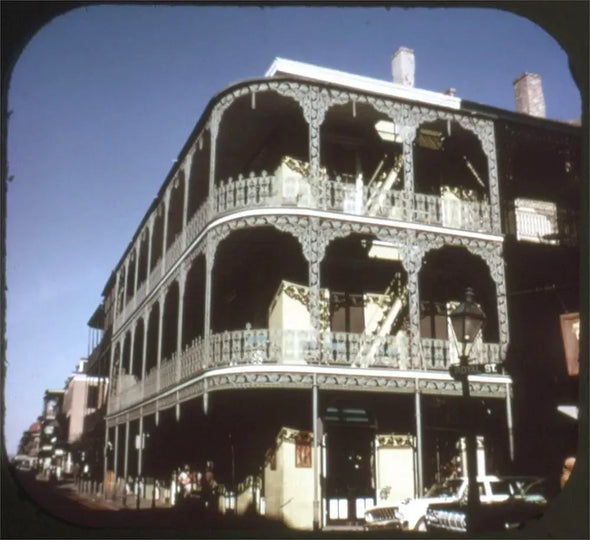 New Orleans - Louisiana - View-Master 3 Reel Packet - 1960s views - vintage - (A946-S6A) Packet 3dstereo 