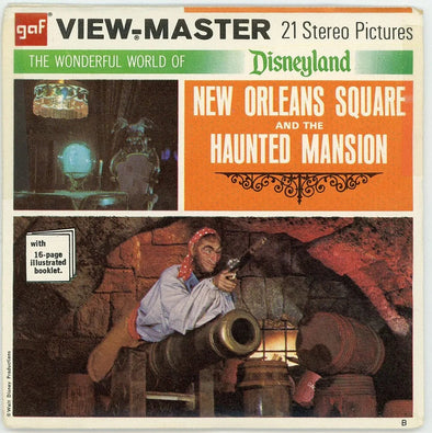 New Orleans Square - Disneyland - View-Master - 3 Reel Packet - 1970s - vintage - (ECO-A180-G3B) Packet 3dstereo 