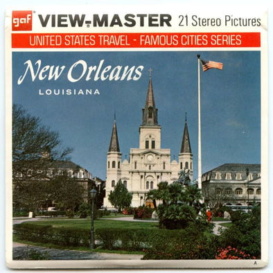 New Orleans - View-Master 3 Reel Packet - 1970s views - vintage - (ECO-A946-G3A) Packet 3Dstereo 
