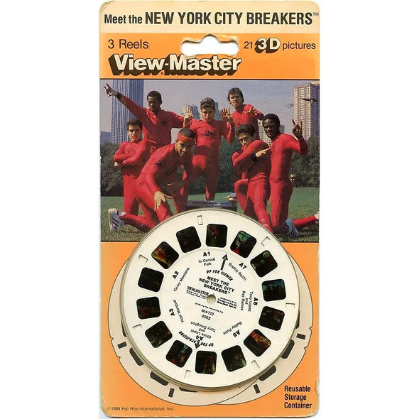 NEW YORK CITY BREAKERS - View-Master 3 Reel Set on Card - NEW - (VBP-4062) VBP 3dstereo 