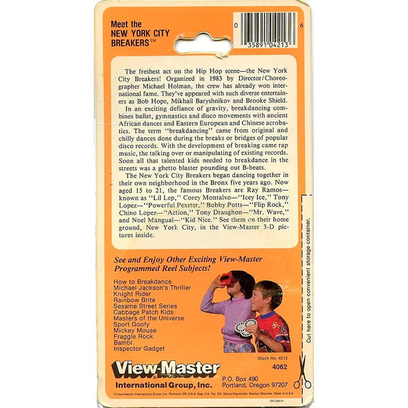 NEW YORK CITY BREAKERS - View-Master 3 Reel Set on Card - NEW - (VBP-4062) VBP 3dstereo 