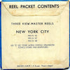 New York City  - View-Master  3 Reel Packet - 1950s views - vintage -  (ECO-NYC-BS3)