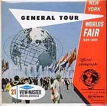 New York World's Fair - General Tour - View-Master - Vintage - 3 Reel Packet - 1960s views - A671 3Dstereo 