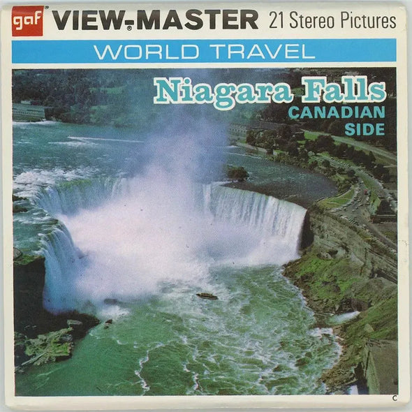 Niagara Falls Canadian Side - View-Master 3 Reel Packet - vintage - (A656-G3C) 3Dstereo 