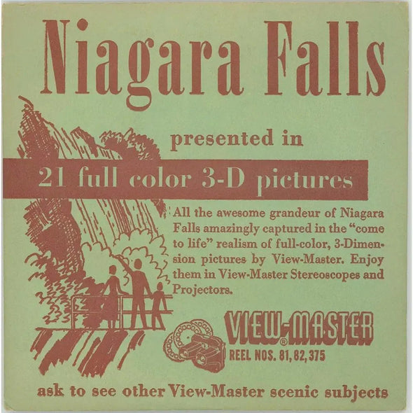Niagara Falls - View-Master 3 Reel Packet - vintage 3Dstereo 