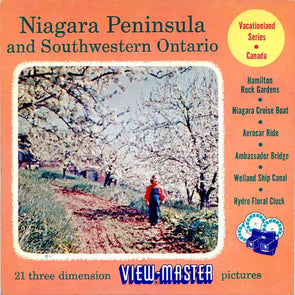 Niagara Peninsula and Southwestern Ontario - Canada - Vintage Classic View-Master(R) 3 Reel Packet - 1950s Packet 3dstereo 