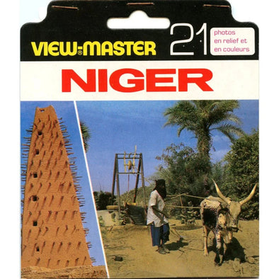 Niger - View-Master 3 Reel Set on Card - (zur Kleinsmiede) - (BC722-123-FM) - vintage VBP 3dstereo 