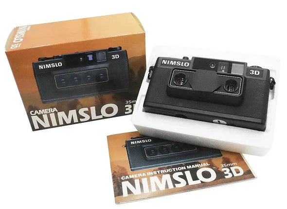 NIMSLO 3D Stereo Camera (Japan) - Like New In Box - vintage 3Dstereo.com 
