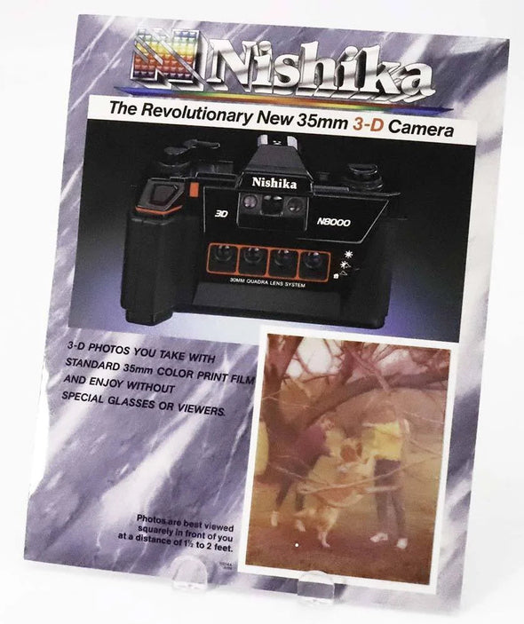 Nishika N8000 camera brochure - 8-1/2x11" 3Dstereo.com 