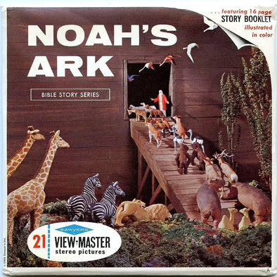 Noah's Ark - View-Master 3 Reel Packet - 1960s views - vintage - (PKT-B851-S6A) Packet 3dstereo 