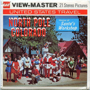 North Pole Colorado - View-Master 3 Reel Packet - 1970s views - vintage - (PKT-A333-G5B) Packet 3dstereo 