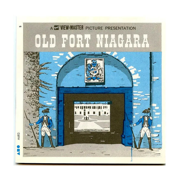 Old Fort Niagara - New York - View-Master - Vintage - 3 Reel Packet - 1970s views (PKT-A683-G1A) Packet 3Dstereo 