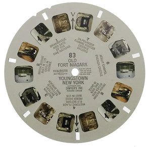 Old Fort Niagara Youngstown New York - View-Master - Vintage Single Reel - 1955 - (No.83)