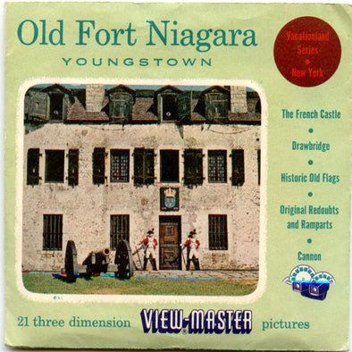 Old Fort Niagara - View-Master- Vintage - 3 Reel Packet - 1950s views ( PKT-OFNI-S3 ) Packet 3dstereo 