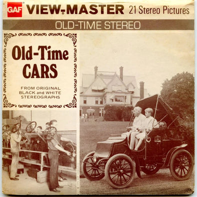 Old-Times Cars - View-Master - Vintage 3 Reel Packet - 1970s views ECO-B795-G5x ) Packet 3dstereo 
