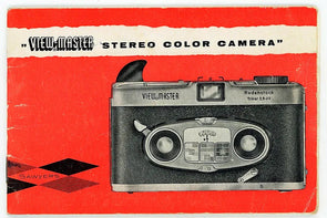 Original Instruction Manual for MARK II View-Master Stereo Camera 3dstereo 