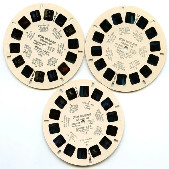 Ozark Mountains - View-Master 3 Reel Packet - 1960s views - vintage - ( PKT- A449-S6 ) Packet 3dstereo 
