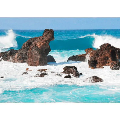 Pacific Ocean Waves - 3D Lenticular Postcard Greeting Card- NEW Postcard 3dstereo 