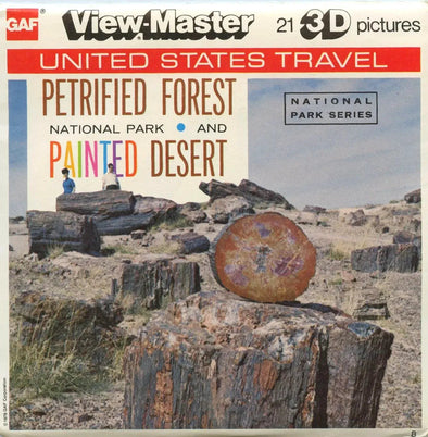 Painted Desert, Arizona - View-Master 3 Reel Packet - 1980s views - vintage - (A365-G6B) Packet 3Dstereo 