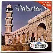 Pakistan - View-Master - Vintage - 3 Reel Packet - 1960s views - B233 3Dstereo 