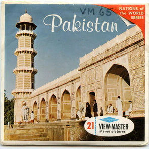 Pakistan - View-Master - Vintage 3 Reel Packet - 1960s views ( ECO-B233-S6 ) Packet 3dstereo 