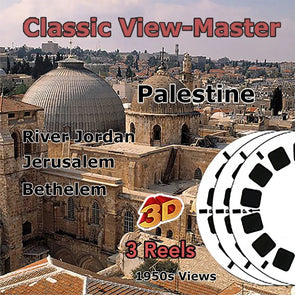 Palestine - Vintage Classic View-Master - 1950s views CREL 3dstereo 