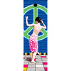 PEACE SIGN, WOMAN DANCER - Flip 3D Lenticular Bookmark -NEW
