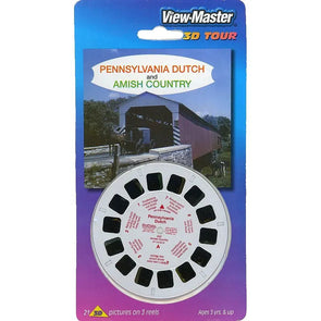 Pennsylvania Dutch and Amish Country - View-Master 3 Reel Set on Card - NEW - (VBP-7116) VBP 3dstereo 
