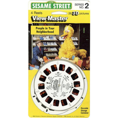 Sesame Street - People in Your Neighborhood -Serie No. 2 - View-Master - 4 Reel Set on Card - NEW - (M12)