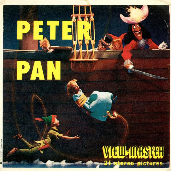 Peter Pan - View-Master 3 Reel Packet - 1960s - Vintage - (ECO