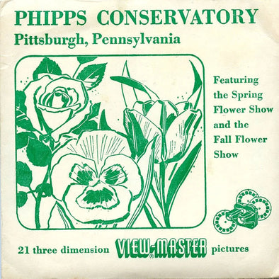 Phipps Conservatory - View-Master 3 Reel Packet - 1950s view - vintage - (PKT-PHIPPS-S2)