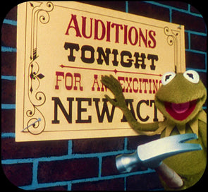 Muppets Audition Night - View Master 3 Reel Set on Card - NEW - (VBP-4003) VBP 3dstereo 