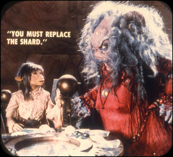 The Dark Crystal - View-Master 3 Reel Set on Card - (zur Kleinsmiede) - (4036) - vintage VBP 3dstereo 