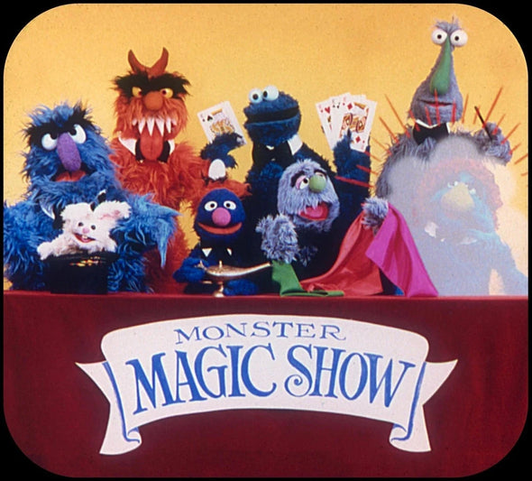 x-Sesame Street - Shapes, Colors and Sizes - Serie No. 4 - View-Master 4 Reel Set on Card - NEW - (M15) 3dstereo 