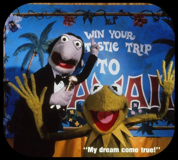 The Muppets Go Hawaiian - View-Master 3 Reel Packet - vintage - L25-G6 WKT 3dstereo 