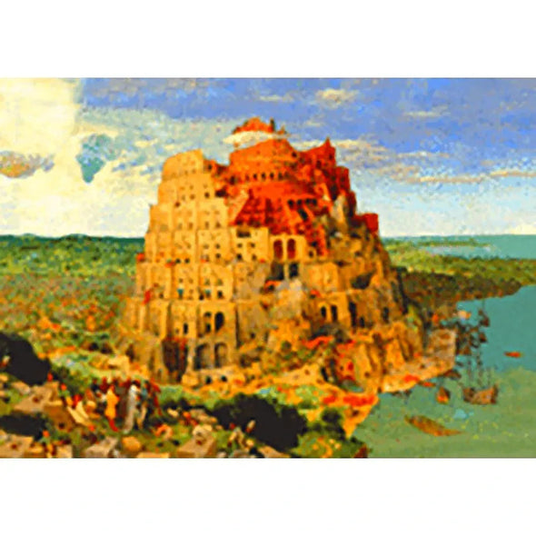 Pietet Bruegel - The Tower of Babel - 3D Lenticular Postcard Greeting Card 3dstereo 