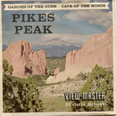 Pikes Peak - View-Maste 3 Reel Packet - 1960s views - vintage - (PKT-A321-S5) Packet 3dstereo 