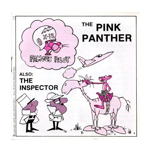Pink Panther - View-Master 3 Reel Packet - 1970s - Vintage - (ECO-J12-G6nk)