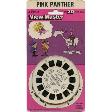 Pink Panther - View-Master 3 Reel Set on Card - New - (VBP-1018) 3dstereo 