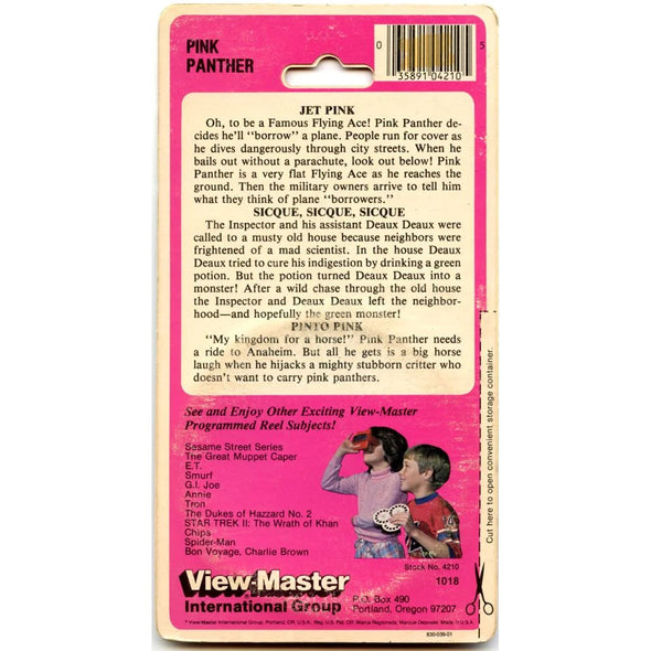 Pink Panther - View-Master 3 Reel Set on Card - New - (VBP-1018) 3dstereo 