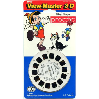 Pinocchio - View-Master - 3 Reels on Card - New 3dstereo 