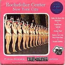Rockefeller Center New York City - View-Master - Vintage - 3 Reel Packet - 1950s views - (PKT-A652-S4) 3Dstereo 