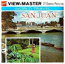 San Juan Puerto Rico - View-Master - 3 Reel Packet - 1970s views - B040 3Dstereo 