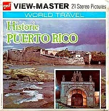 Historic Puerto Rico - View-Master - Vintage - 3 Reel Packet - 1970s views - B041 3Dstereo 
